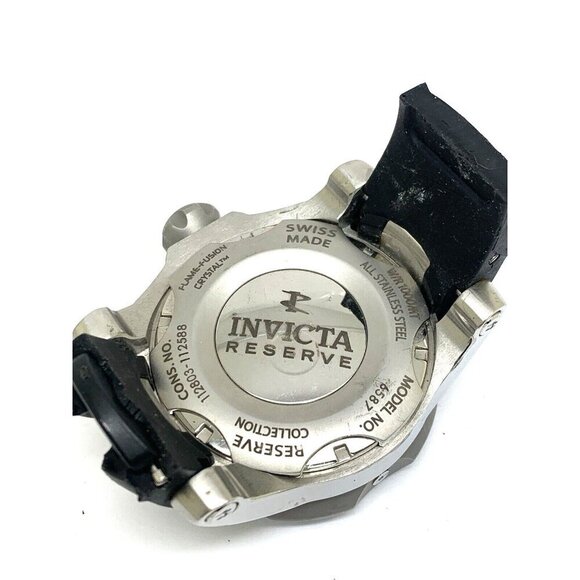 Invicta Men's Watch 6587 Reserve GMT Diver Swiss Quartz Blue Dial MISSING BAND - Picture 5 of 8